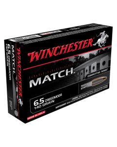 Winchester Match 6.5 Creedmoor 140GR HPBT 2710FPS - 20 Pack
