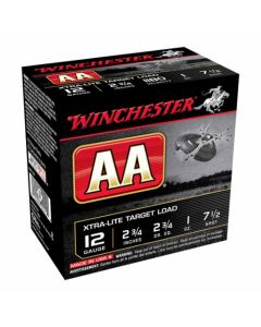 Winchester 12G 28GR 7.5 Shot 1180FPS AA Xtra-Lite Target Load Cartridges - 25 Pack