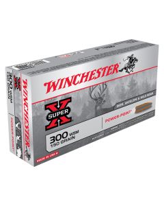 Winchester Super-X 300 WSM 150GR Pointed Soft Power Point 3270FPS - 20 Pack