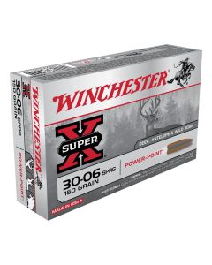 Winchester Super-X 30-06 Springfield 150GR Pointed Soft Power Point 2920FPS - 20 Pack