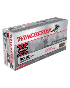 Winchester Super-X 30-30 WIN 150GR Jacketed Hollow Point 2390FPS - 20 Pack