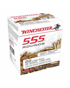Winchester .22LR 36GR CPHP 1280FPS - 555 Value Pack