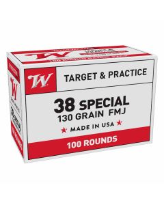 Winchester USA 38 Special 130g FMJ 800FPS Ammunition