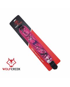 Wolf Creek Pink Camo Comfort Stretch Gun Sling With Swivels