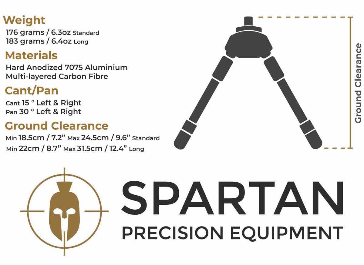 Spartan Precision Equipment Prohunt Tac Bipod