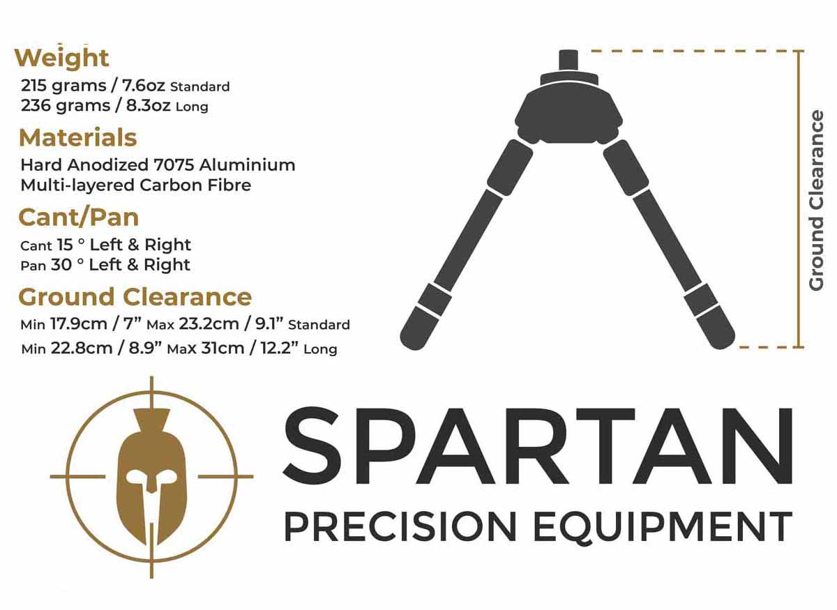 Spartan Precision Equipment Prohunt Tac Bipod